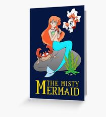 The Misty Mermaid Greeting Card