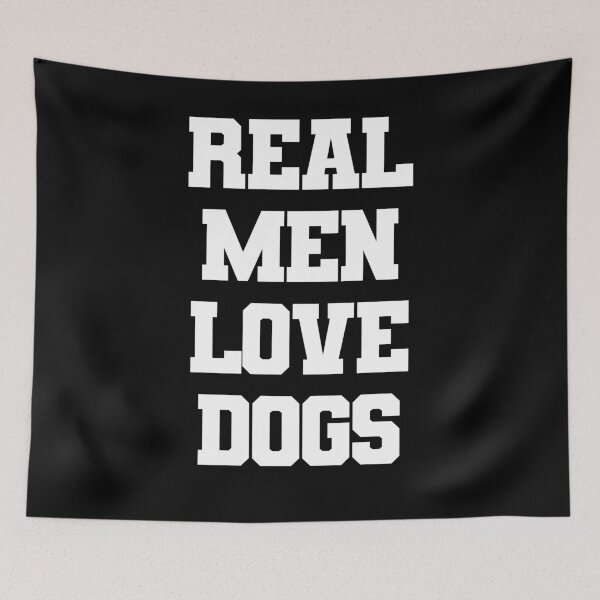 Item preview, Real Men Love Dogs Tshirt Dog Dad Rescue Dog Lovers Gift Tee designed and sold by JoDesignLab.