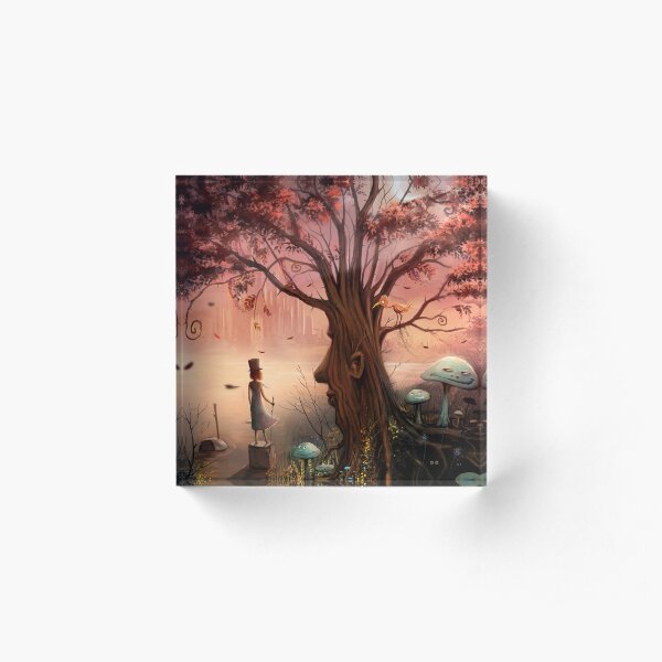 The Crimson Tree Acrylblock