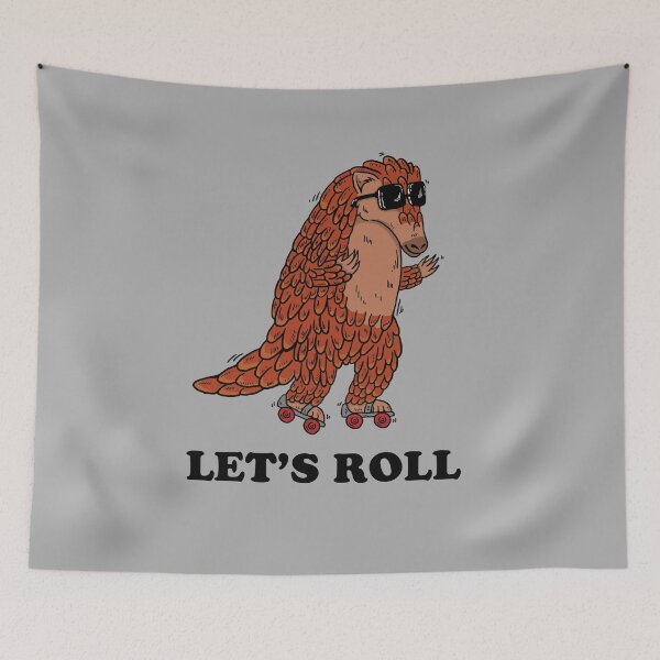 Item preview, Pangolin Let's Roll designed and sold by Yipptee Shirts.