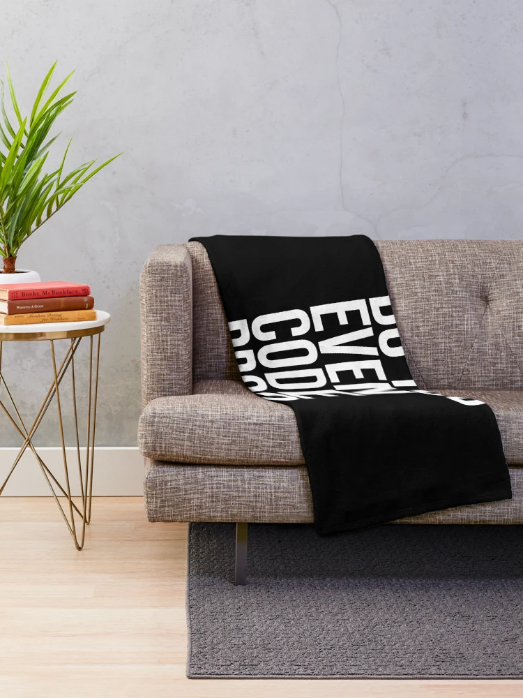 Thumbnail 2 of 6, Throw Blanket, Do You Even Code Bro? Computer Programmer Coding Tshirt Code designed and sold by JoDesignLab.