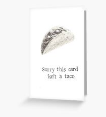 Indie Taco Greeting Card