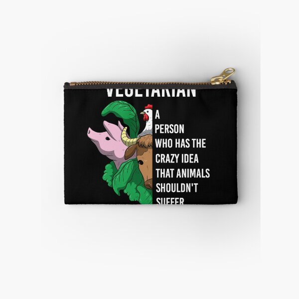 Item preview, Vegetarian Definition Quote Animals Shouldn't Suffer Vegan designed and sold by BornDesign.