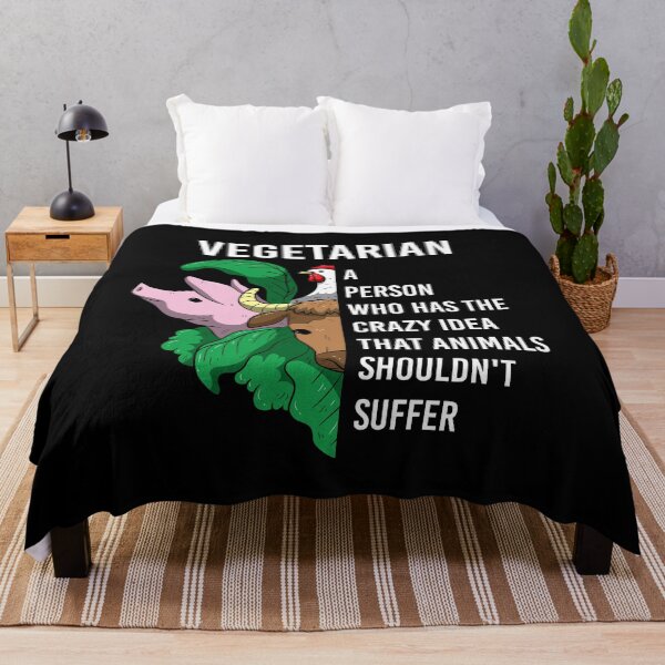 Item preview, Vegetarian Definition Quote Animals Shouldn't Suffer Vegan designed and sold by BornDesign.