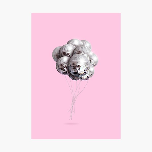 Disco balloons Photographic Print