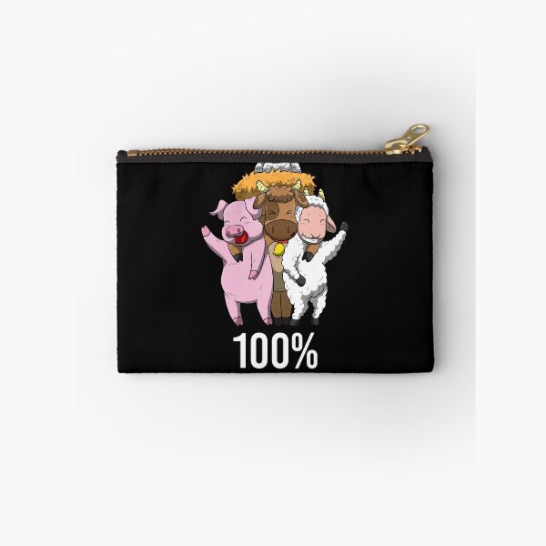 Item preview, 100% Vegetarian Veggie AF Vegan Statement designed and sold by BornDesign.