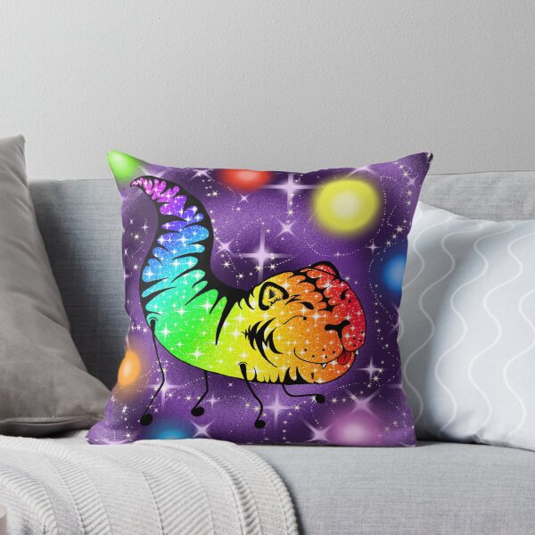 Artikelvorschau, Funkelnder Regenbogen Tiger Poop Im Purpurroten Raum entworfen und verkauft von Fillip79.
