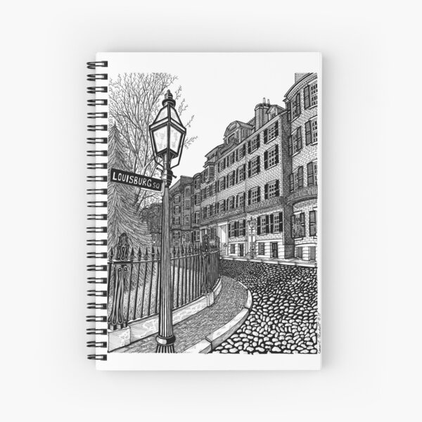 Item preview, Boston's Louisburg Square designed and sold by Conor Plunkett.