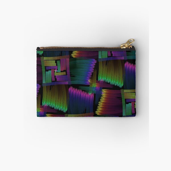 Item preview, Patrón de arco iris oscuro cuadrado designed and sold by weavernap.