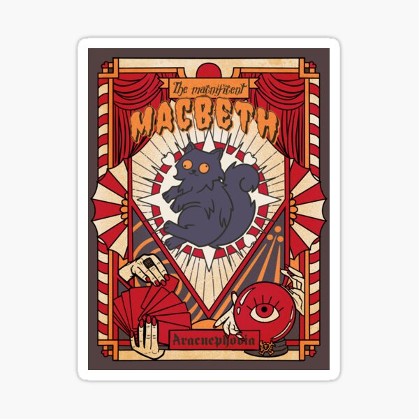 Worship of Macbeth Sticker