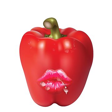 Artwork thumbnail, Red 'HOT' Bell Pepper 1 by Vk91art