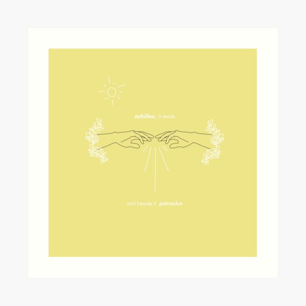 achilles x patroclus Art Print