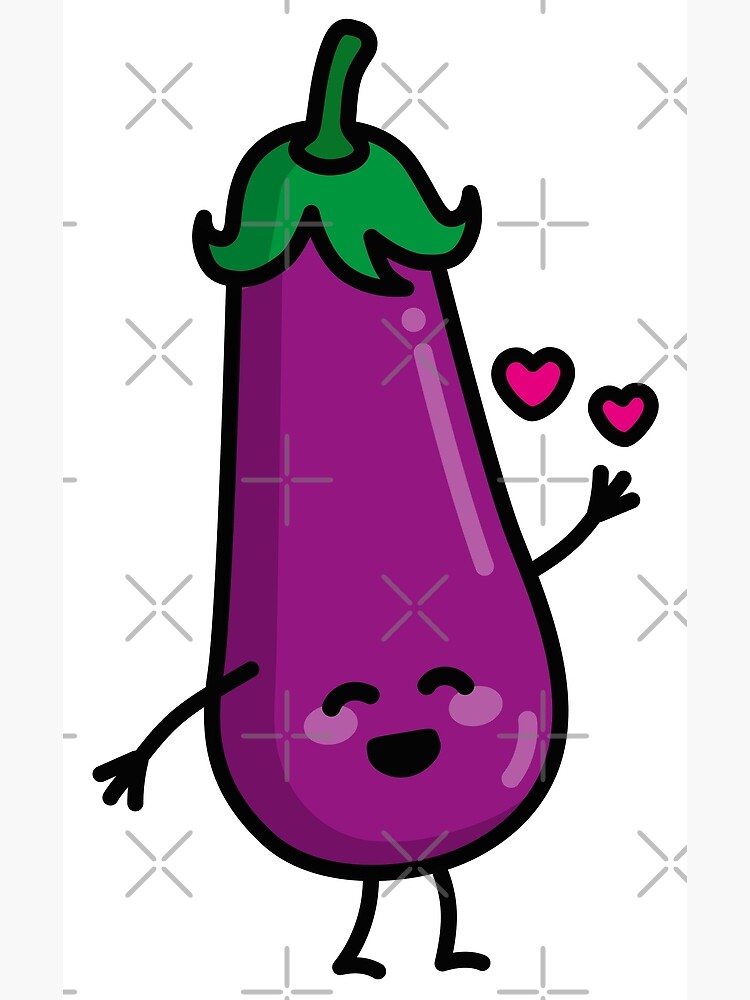 Poster for Sale mit Aubergine Paare Penis Emoji SMS Sex meme Duo  