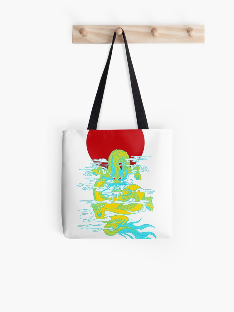 Thumbnail 1 of 2, Tote Bag, Druggy Dragon in Japan designed and sold by -ashkutty-.
