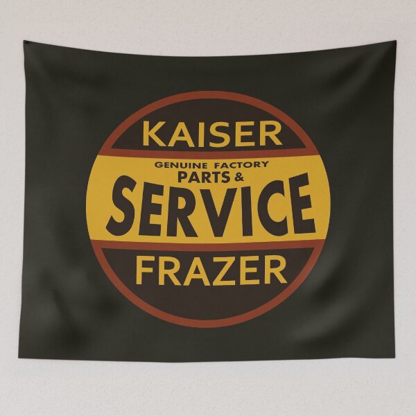 Item preview, Kaiser Frazer Approved Service vintage sign (brown) designed and sold by htrdesigns.