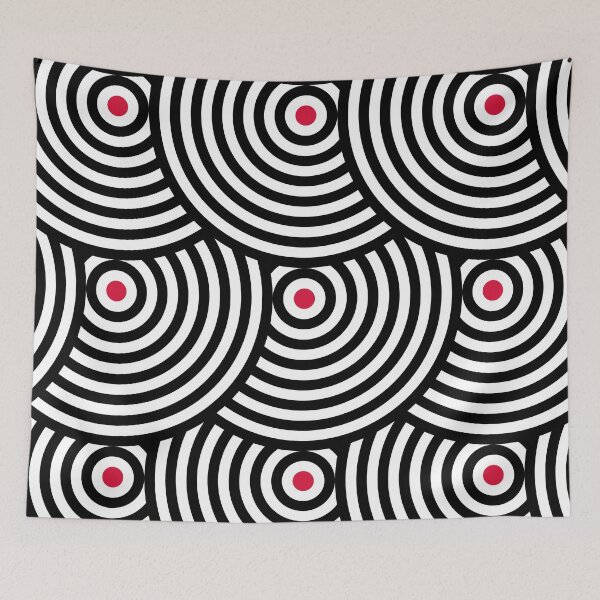 Item preview, Black, White and Red Roundels designed and sold by studioxtine.