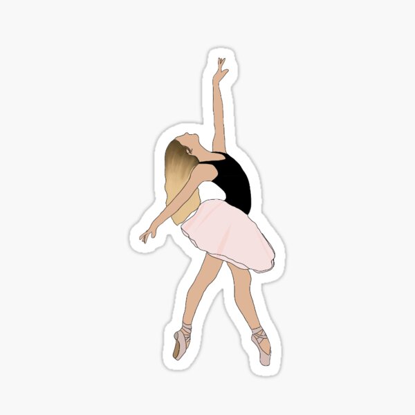 dancer en pointe Sticker