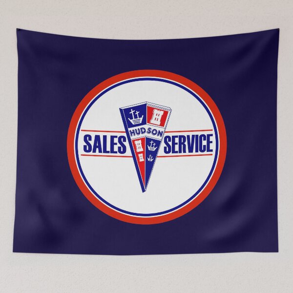 Item preview, Hudson Sales and Service vintage sign designed and sold by htrdesigns.