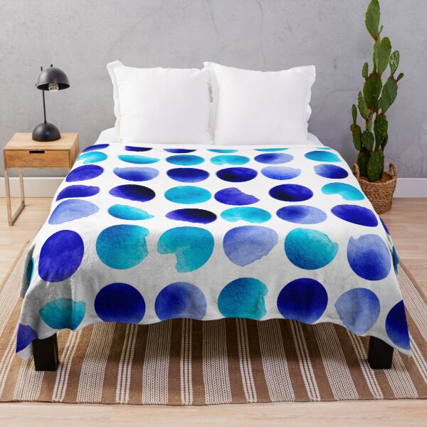 Item preview, Puntos de acuarela azul designed and sold by orsinha.