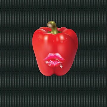 Artwork thumbnail, Red 'HOT' Bell Pepper 2 by Vk91art