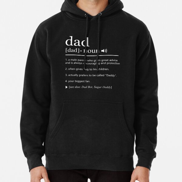  Dad definition meaning dictionary funny joke humor lol men  Pullover Hoodie : Clothing, Shoes & Jewelry