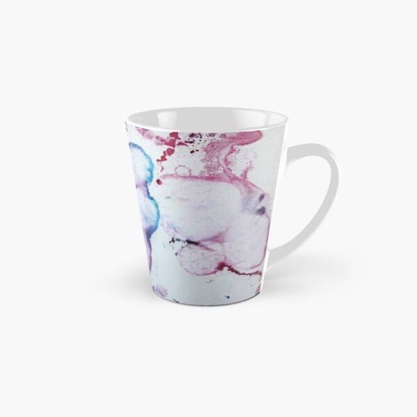 White Cellules - Art aléatoire Mug long