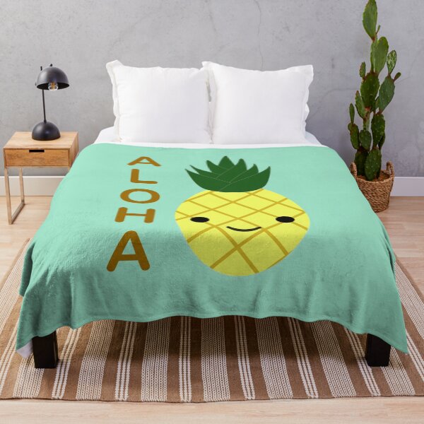 Item preview, Aloha Cute Kawaii Pineapple designed and sold by Hedgie Designs.