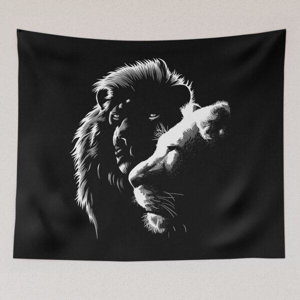 Item preview, lions designed and sold by albertocubatas.