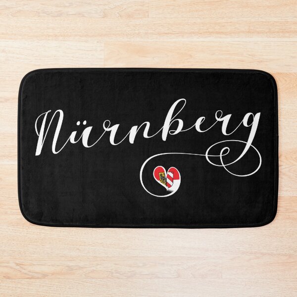 Item preview, Nürnberg Flag Heart, Nuremberg, Bavaria designed and sold by Celticana.