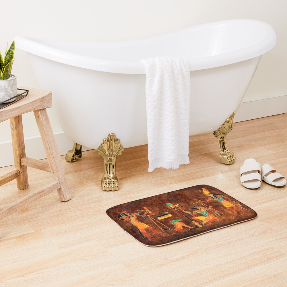 "Ancient Egyptian Gods " Bath Mat for Sale by NaturePrints Redbubble
