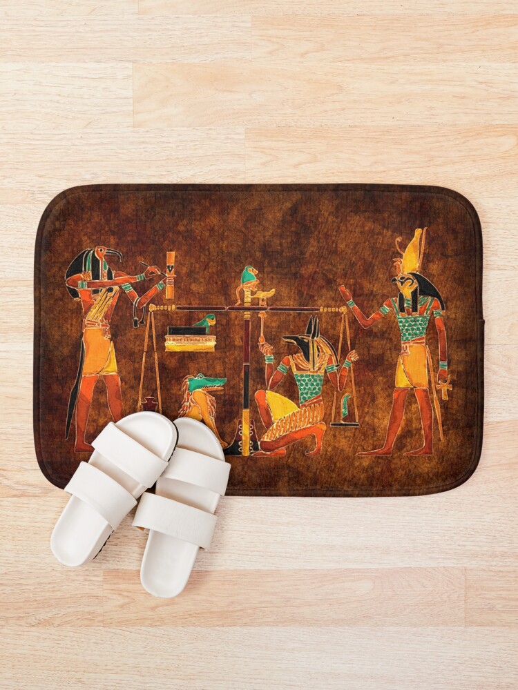 "Ancient Egyptian Gods " Bath Mat for Sale by NaturePrints Redbubble