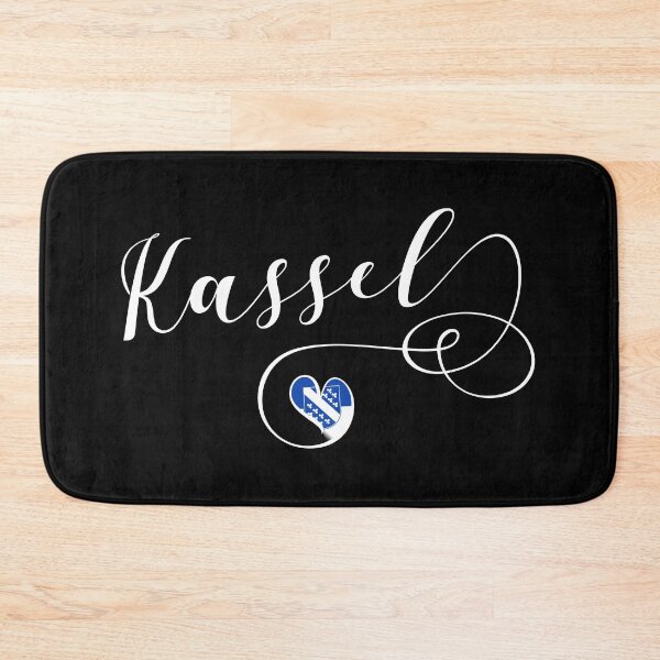 Item preview, Kassel Flag Heart, Land Hessen designed and sold by Celticana.