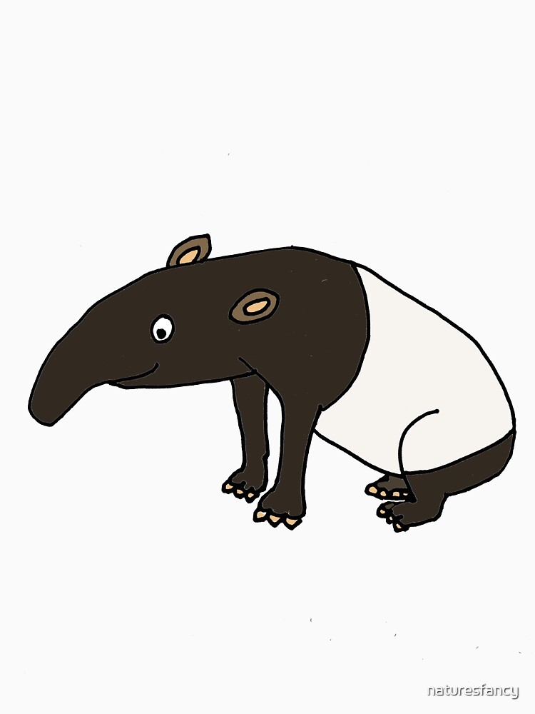 "Funny Tapir Cartoon" T-shirt by naturesfancy | Redbubble