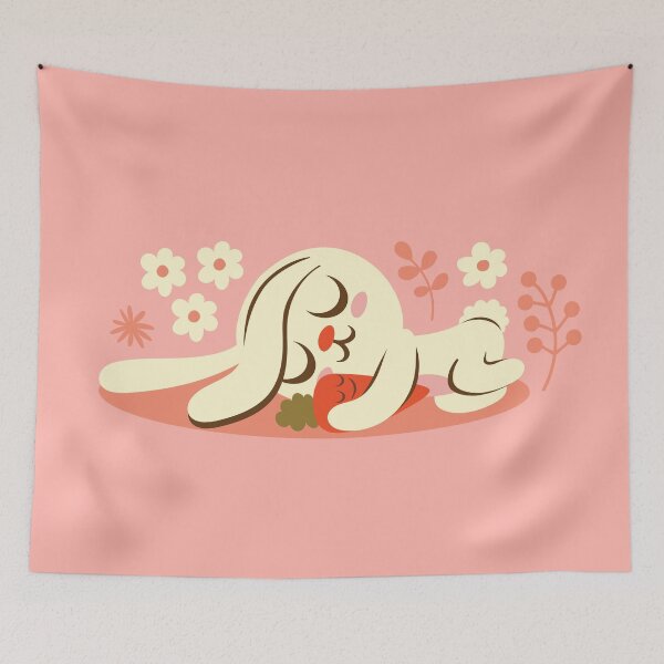 Item preview, Sleeping Bunny and Carrot designed and sold by jsongdesign.