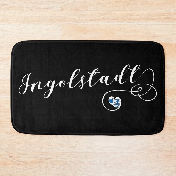 Item preview, Ingolstadt Flag Heart, Bavaria, Bayern designed and sold by Celticana.