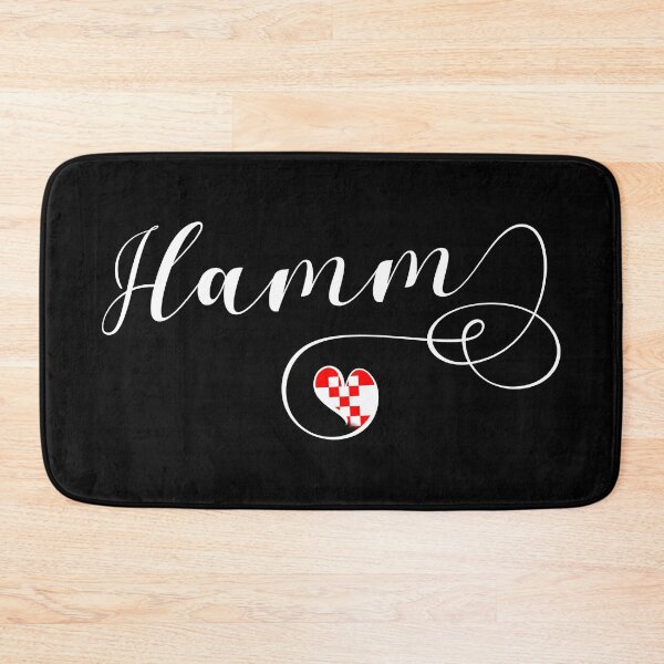 Item preview, Hamm Flag Heart, North Rhine-Westphalia designed and sold by Celticana.