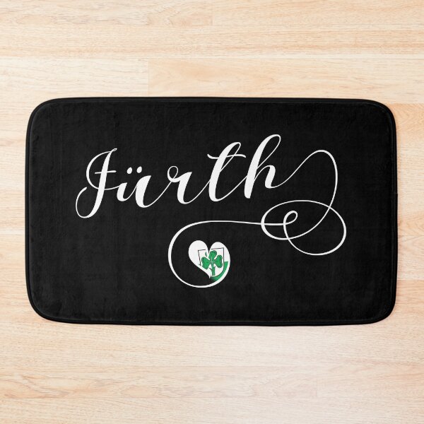 Item preview, Fürth Flag Heart, Fuerth, Bavaria designed and sold by Celticana.
