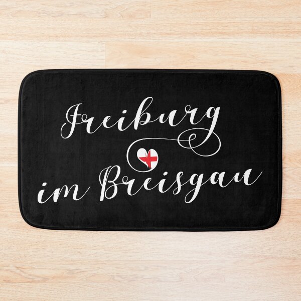 Item preview, Freiburg im Breisgau Flag Heart, Baden-Württemberg designed and sold by Celticana.