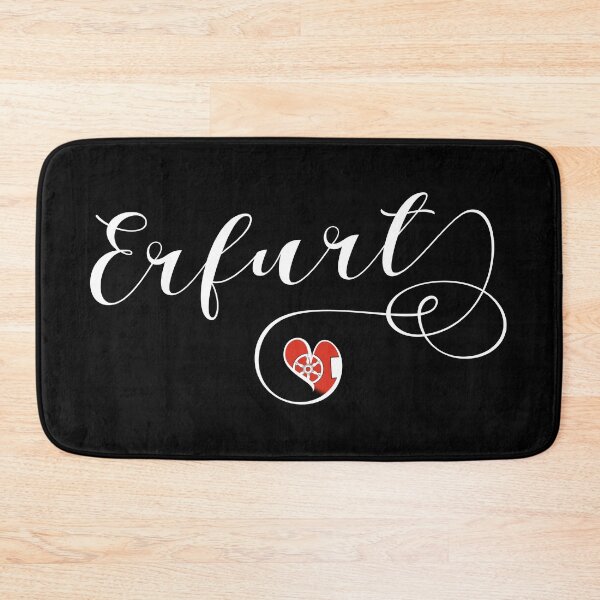 Item preview, Erfurt Flag Heart, Erfurt Flagge, Thuringia designed and sold by Celticana.