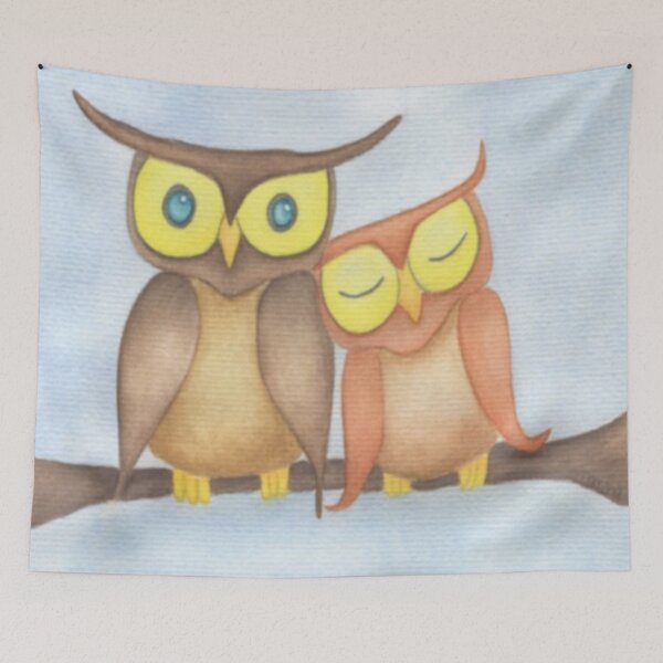 Item preview, The Owl Lovers designed and sold by OneArtsyMomma.