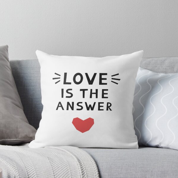 Item preview, Motivation quote  "Love is the answer". Hand drawn  lettering  poster.  designed and sold by illucesco.