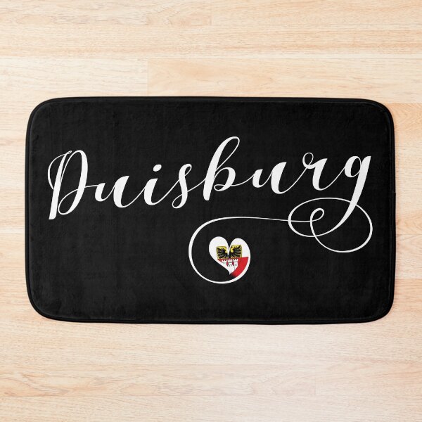 Item preview, Duisburg Flag Heart, Duisburg Flagge, North Rhine-Westphalia designed and sold by Celticana.