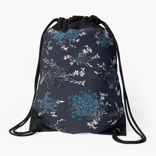 CASUAL FLOWERS Drawstring Bag