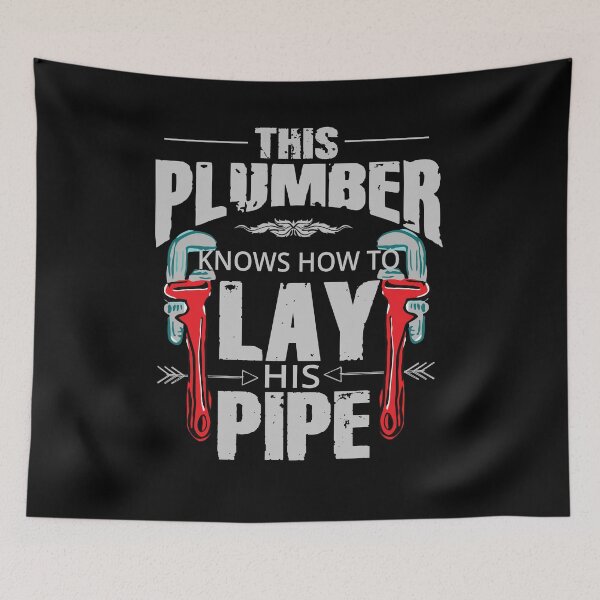 Item preview, Plumber Pride | Knows How To Lay His Pipe | Dark Apparel designed and sold by PureCreations.