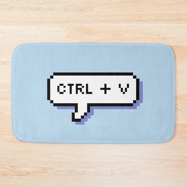 Item preview, CTRL + V - Pixel Speech Bubble - (Blue) designed and sold by Bumcchi.