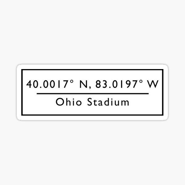 Ohio Stadium Sticker