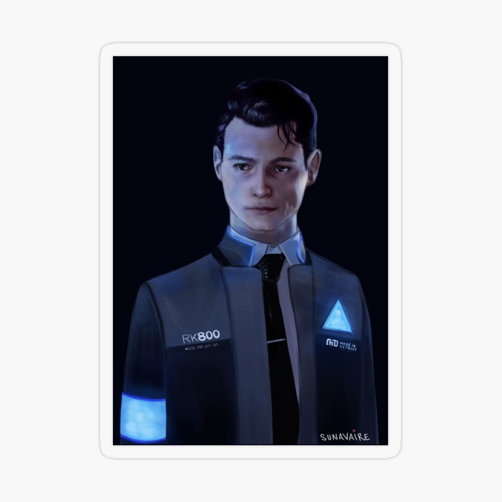 Connor Detroit become human  Poster for Sale by Limaqq