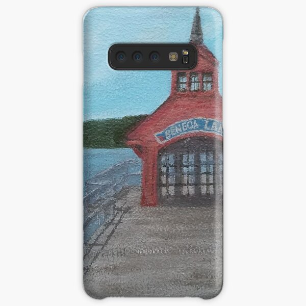 Seneca Lake Pier by Laura Jaen Samsung Galaxy Snap Case