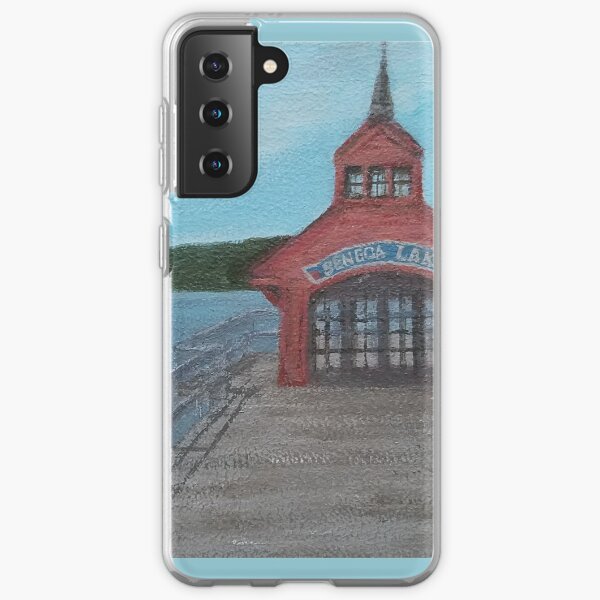 Seneca Lake Pier by Laura Jaen Samsung Galaxy Soft Case