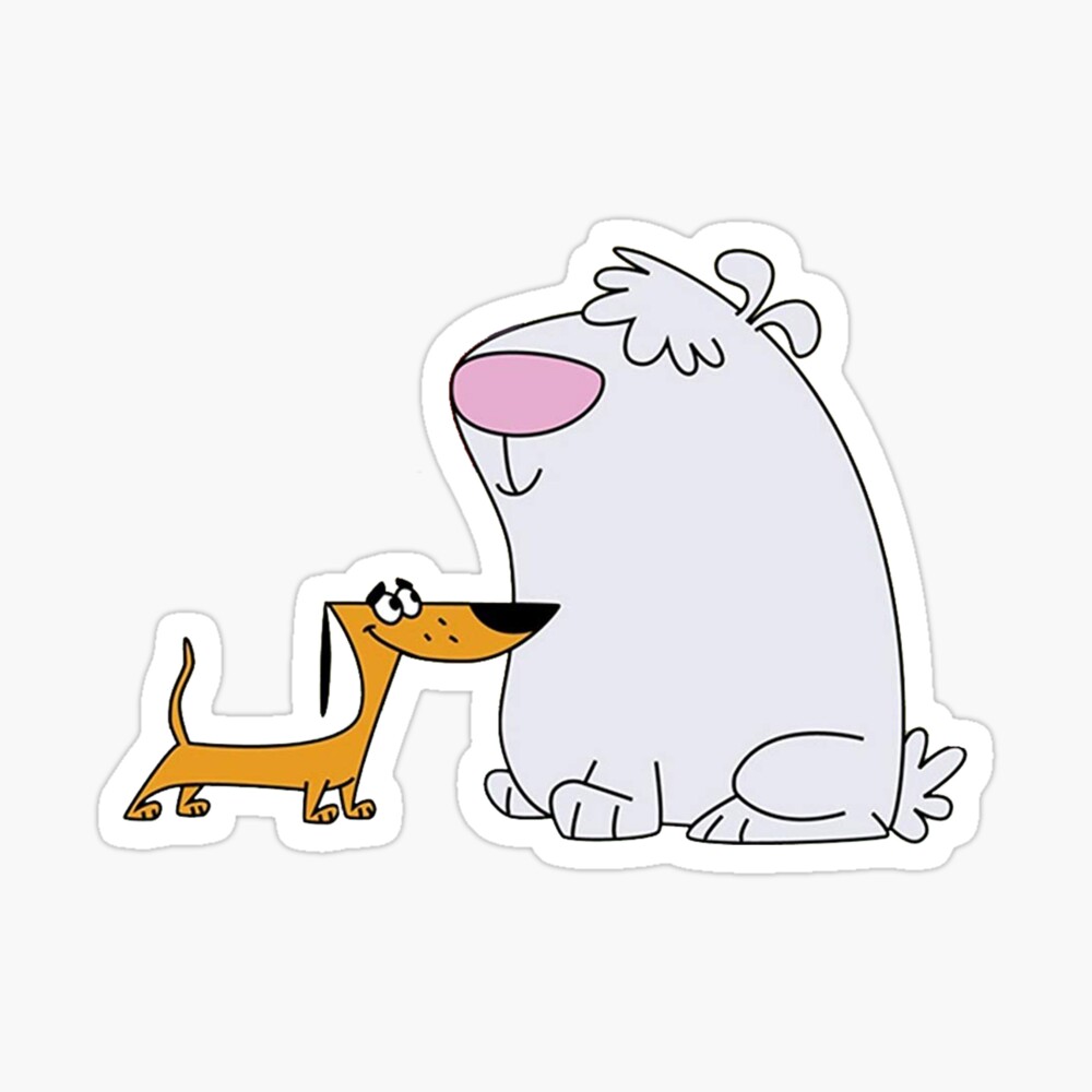 2 Stupid Dogs Postcard